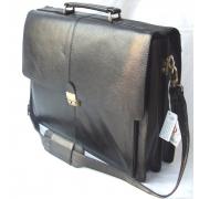 Wholesale Full Grain Black Leather Briefcases