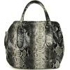 Snake Skin Effect Tote Handbags