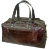 Brown Polished Leather Travel Bags