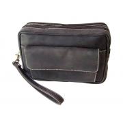 Wholesale Hunter Leather Mens Travel Handbags