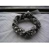 Metallic Helix Black Silver Napkin Rings wholesale