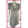 Evans Glliter Ruched Silver Women Dresses wholesale