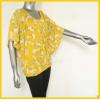 DP Yellow Bat Wing Sleeves Women Tunics wholesale