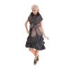 Cowl Hitch  Long Length Denim Dresses wholesale