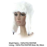 Wholesale White Faux Fur Trapper Hats