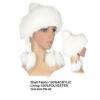 White Knitted Trapper Hats fashion accessories wholesale