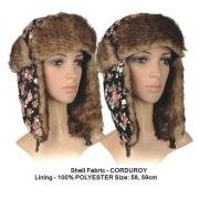 Wholesale Flower Print Trapper Hats