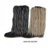 Faux Fur Leg Warmer Footwear wholesale