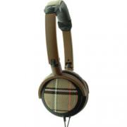 Wholesale Brown Tartan DJ Fashion Headphones
