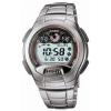 Casio Digital Stainless Steel Watch With World Time