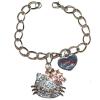 Crown Diamante Kitty Bracelets wholesale