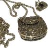 Ancient Golden Tone Purse Locket Longline Necklaces wholesale