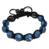Tresor Paris Light Blue Colour Shamballa Bracelets wholesale