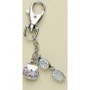 Diamante Crystal Bag Charm wholesale jewellery