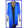 Womens Evans Blue Pleat Back Cardigans wholesale