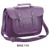 Purple Satchel Bags pu bags wholesale