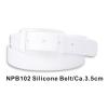 White Silicone Belts