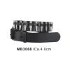 Black And Silver Bullet Belts wholesale