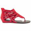 Womens Red Ex Branded Designer Gladiator Sandals wholesale