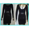 Womens Topshop Black Backless Dresses wholesale