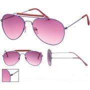 Wholesale Colourful Double Bridged Aviator Sunglasses