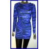 Womens Blue Tiger Long Tops wholesale