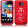 Samsung I9100 Galaxy S2 Red Silicone Cases wholesale