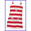 Funky Diva Branded Striped Vest Tops 2 wholesale
