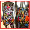 Womens Black With Bright Floral Tide Back Dresses wholesale