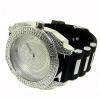 Silver Plated Diamond Chunky Bling Watches wholesale