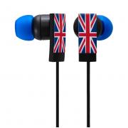 Wholesale Groov-e Union Jack Get Behind Your Team Earphones