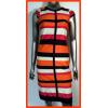 Womens Fully Lined Full Zip Orange Striped Dresses wholesale