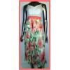 Women's Floral Peach And Green Maxi Skirts wholesale