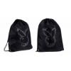 Playboy Black And Silver Gymsack Bags wholesale
