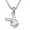 Playboy White Crystals Platinum Necklaces wholesale