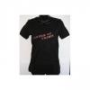 Ladies Queen Of Crime Printed Black TShirts