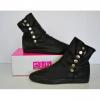 Joblot Of Cheapo Ladies Black Leather Ankle Boots wholesale