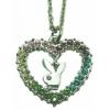 Playboy Multi Stoned Heart Necklaces wholesale
