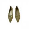 Job Lot Womens Gold Angle Pointed Flat Shoes wholesale