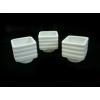 Job Lots Of Porcelain White Hooped Patterned Candle Holders wholesale