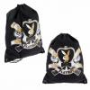 Playboy Crest Range Black And Gold Coloured Gym Bags wholesale