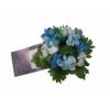 Job Lot Of Colony Two Tonal Blue Flower Floral Rings wholesale