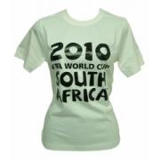 Wholesale Joblot Of 10 Womens 2010 South Africa World Cup Size 10 T-Shirts
