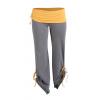Womens Wide Leg Shingle Capri Pants wholesale