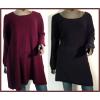 Women's Charcoal And Wine Plus Size Jumpers wholesale
