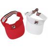 Job Lots Of Red And White Fila Sun Visors wholesale