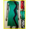 3 Colour Zip Back Dresses 1 wholesale