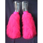 Wholesale Neon Pink Rave Dancewear Fluffy Cover Boots