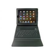 Wholesale IPad 2 IPad 3 PU Leather Cases With Bluetooth Keyboard