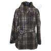 Women's 60% Lambs Wool Check Print Jacket wholesale